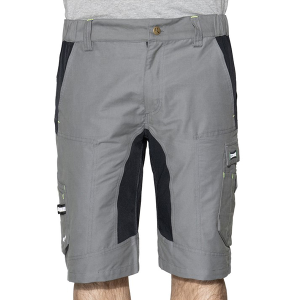 Issa Bermuda da Lavoro FLEXARD Multitasche Colore GRIGIO/NERO - ISSA LINE